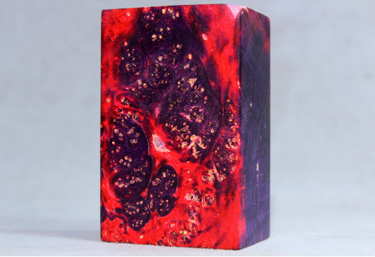 Stabilized Maple Burl Wood Mod Block